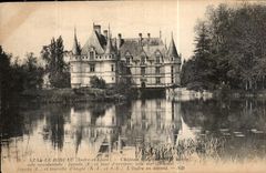 CPA Azay le Rideau Indre et loire Chateau Aile occidentale facade E et Tour d'arrinee Aile meridiona