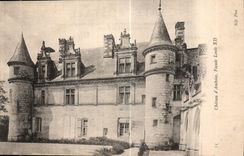 CPA Chateau d'Amboise Facade Louis XII 