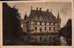 CPA Chateaux de la loire Chateau d'Azay le Rideau 