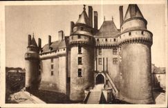 CPA Langeais I et L le Chateau Monument historique XV S ou fut celebre en 1491 le mariage du roi Cha