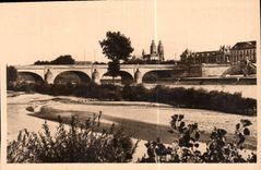 CPA Tours Indre et Loire le Pont de Pierre XVIII siecle 