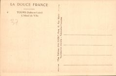 CPA Tours Indre et Loire l'Hotel de Ville 