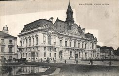CPA Tours l'Hotel de Ville 