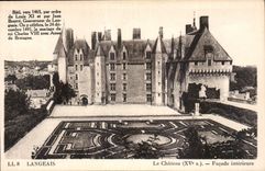 CPA Langeais le Chateau XV S Facade Interieure 