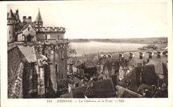 CPA Amboise le Chateau et le Pont 