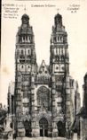 CPA Tours I et L Cathedrale St Gatien construite de 1170 a 1547 