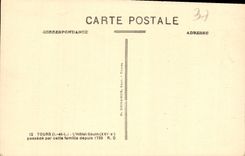 CPA Tours I et L l'Hotel Gouin XVI S Possede par Cette Famille depuis 1738 