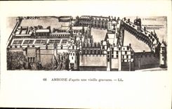CPA Amboise d'apres une vieille gravures 