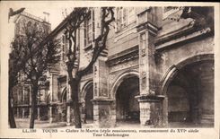 CPA Tours Cloitre St Martin style renaissance commencement du XVI siecle tour Charlemagne 
