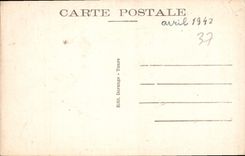 CPA Tours I et L l'Hotel de Ville 