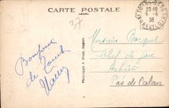 CPA Tours I et L l'hotel de ville 