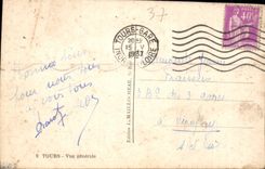 CPA Tours vue generale 