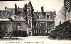 CPA Luynes I et L le Chateau la Cour 
