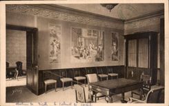 CPA La Douce France Chateau de Vizille Isere le Cabinet de Travail 