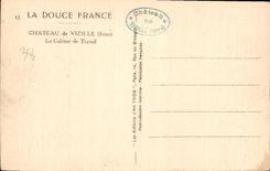 CPA La Douce France Chateau de Vizille Isere le Cabinet de Travail