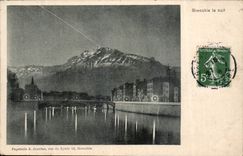 CPA Grenoble la nuit 