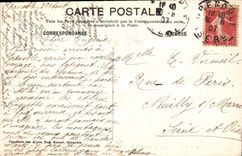 CPA Grenoble les quais et le St Eynard effet de nuit 