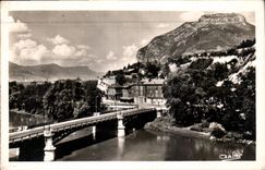 CPA Les belles Alpes Francaises Grenoble Pont de la Porte de France et le Neron 