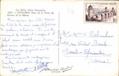 CPA Les belles Alpes Francaises Grenoble Pont de la Porte de France et le Neron 