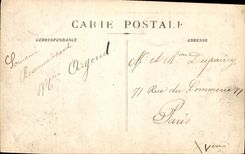 CPA Dauphine Grenoble vue generale et les Alpes 