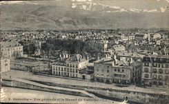 CPA Grenoble vue generale et le Massif du Taillefer 