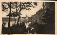 CPA Abbaye de la Grande Trappe L'Etang de Rance 