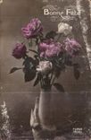 CPA Bonne Fete Fleurs