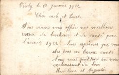 CPA Bonne Annee Fleurs