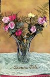 CPM Bonne Fete Fleurs