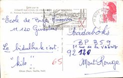 CPA Citron fleur feuille fruit 