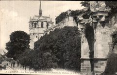 CPA Amboise La Tour pour les Voitures et la Chapelle du Chateau 