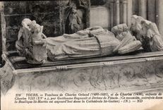 CPA Tours Tombeau de Charles Orland et de Charles enfants de Charles VIII par Guillaume Regnault et 