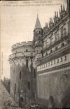CPA Amboise Chateau La Tour Charles VIII et Balcon en Fer forge ou furent pendus les Conjures 