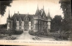 CPA Azay le Rideau le Chateau National Musee de la Renaissance mon hist 