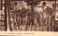 CPA Langeais Tapisserie Saint Jean 