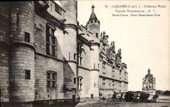 CPA Loches I et L Chateau Royal Facade Renaissance 