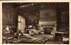 CPA La Douce France Chateaux de la Loire Chateau de Montresor I et L Le Grand Salon 