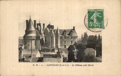 CPA Langeais I et L Le Chateau cote Nord 