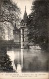 CPA Azay le Rideau Le Chateau Entree du Chateau sur L'Indre 