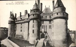 CPA Langelais Le Chateau Facade Est 