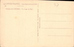 CPA La Douce France Chateaux de la Loire Chateau de Loches Le Logis du Roi 