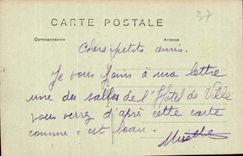 CPA Tours I et L Hotel de Ville Salle du Conseil Oeinture de J P Laurens 