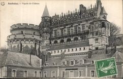 CPA Amboise Facade du Chateau 