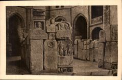 CPA Narbonne Musee lapidaire Steles funeraires epitaphes et portraits 