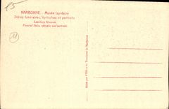 CPA Narbonne Musee lapidaire Steles funeraires epitaphes et portraits 