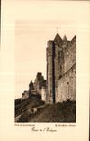 CPA Cite de Carcassonne Tour de l'Eveque 