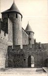 CPA Carcassonne Cite Les Tours de la Chapelle et de la Poudre 