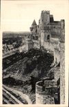 CPA Cite de Carcassonne Perspective du Chateau 