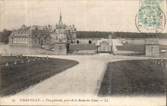 CPA Chantilly Vue generale prise de la Route des Lions 