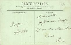 CPA Chantilly Vue generale prise de la Route des Lions 